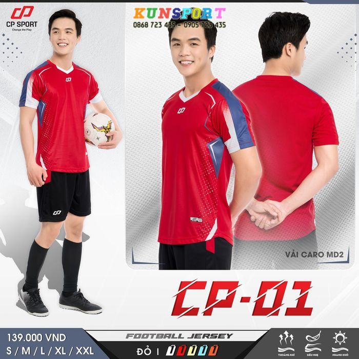  Bộ quần áo bóng đá CP SPORT CP01 