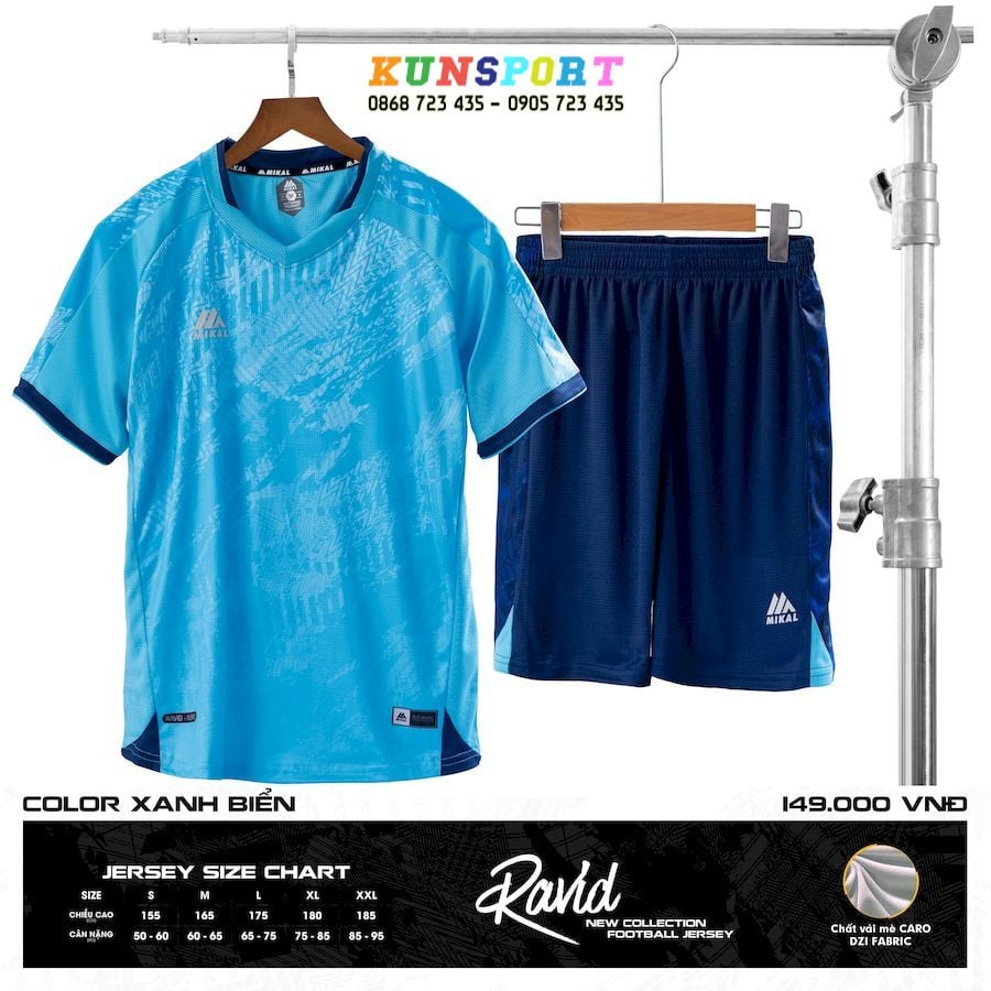 Bộ quần áo bóng đá MIKAL RAVID – Kun Sport