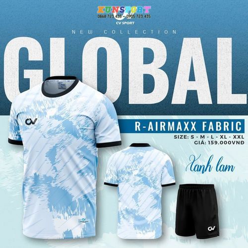  Bộ quần áo bóng đá CV GLOBAL 
