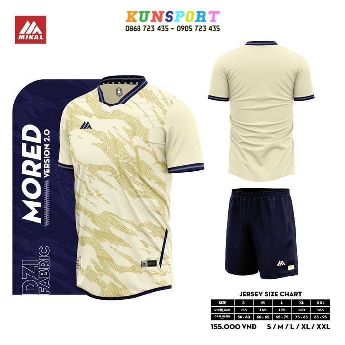  Bộ quần áo bóng đá MORED 2.0 