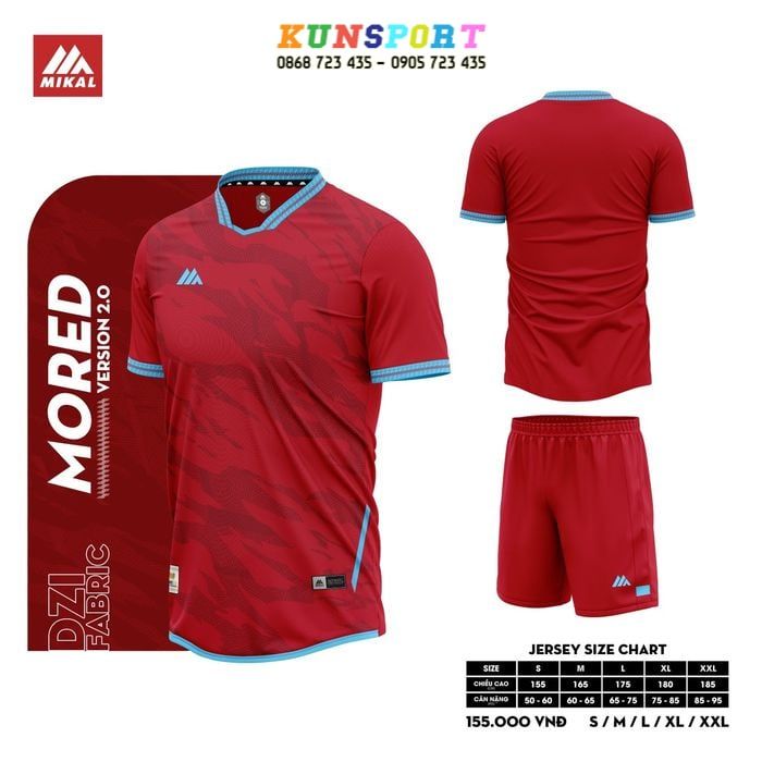  Bộ quần áo bóng đá MORED 2.0 