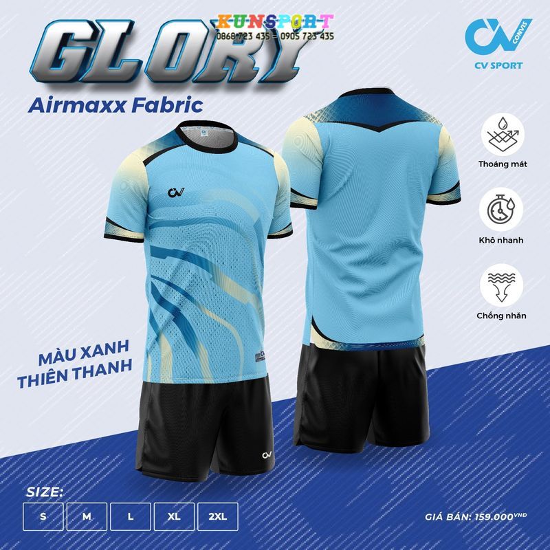  Bộ quần áo bóng đá CV GLORY 