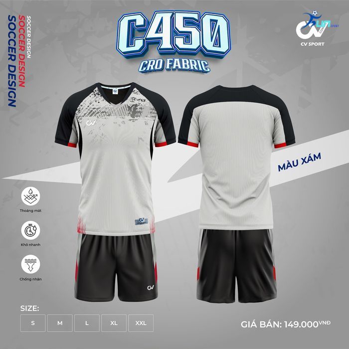  Bộ quần áo bóng đá CV C450 