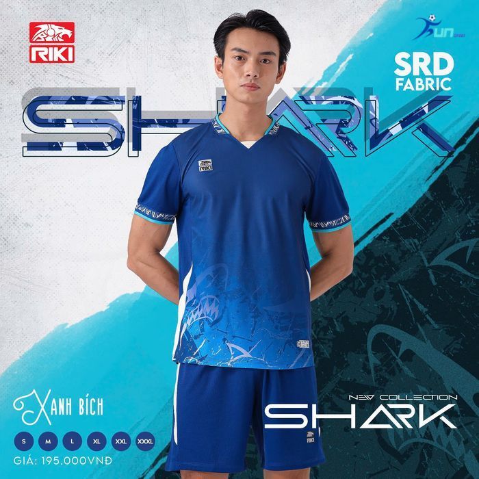  Bộ quần áo bóng đá Riki Shark 