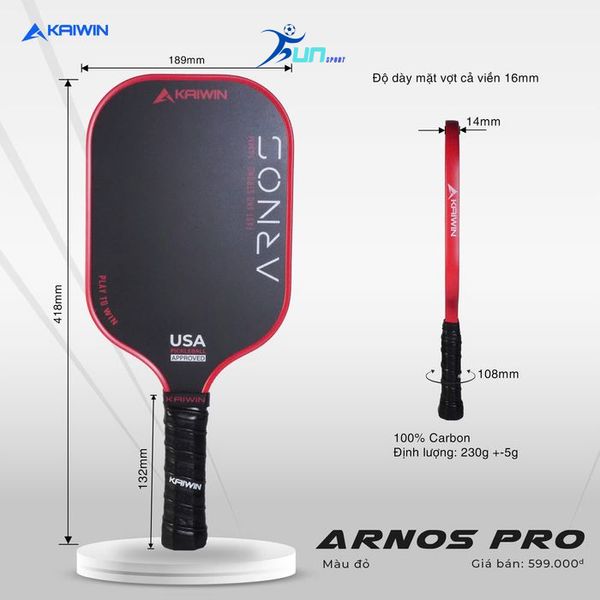  Vợt Pickleball KAIWIN ARNOS PRO 