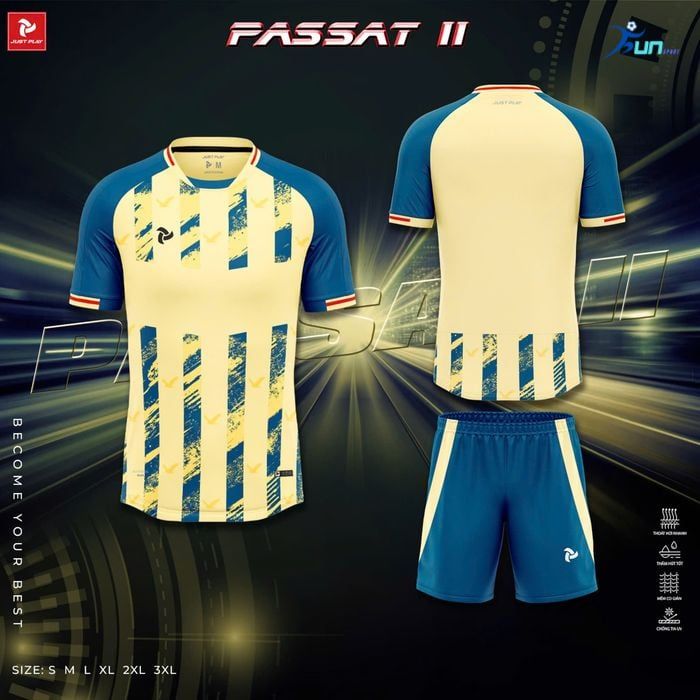  Bộ quần áo bóng đá JUST PLAY PASSAT II 