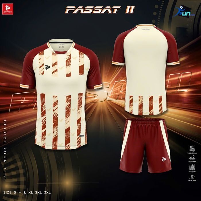 Bộ quần áo bóng đá JUST PLAY PASSAT II 