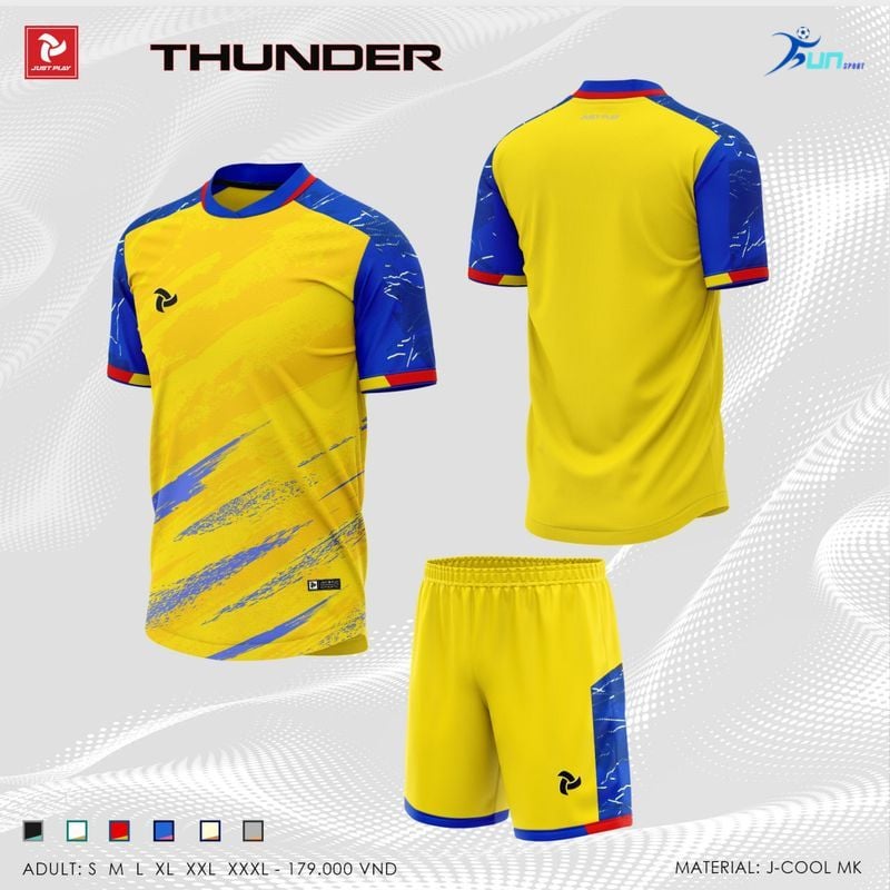  Bộ quần áo bóng đá JUST PLAY THUNDER 