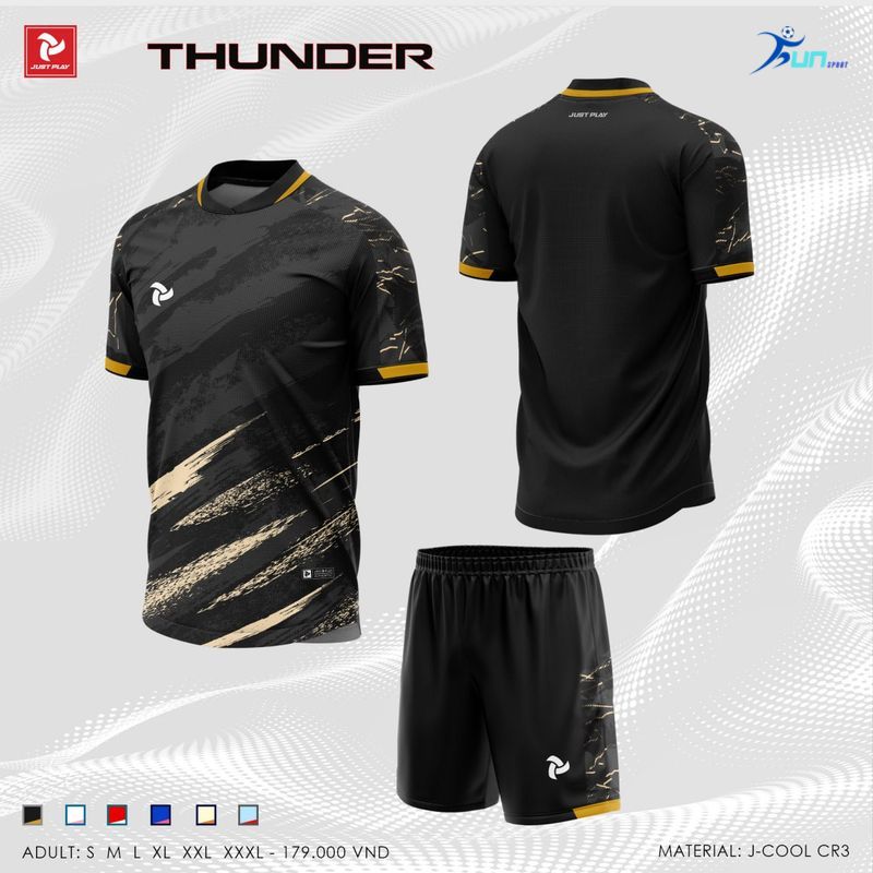  Bộ quần áo bóng đá JUST PLAY THUNDER 