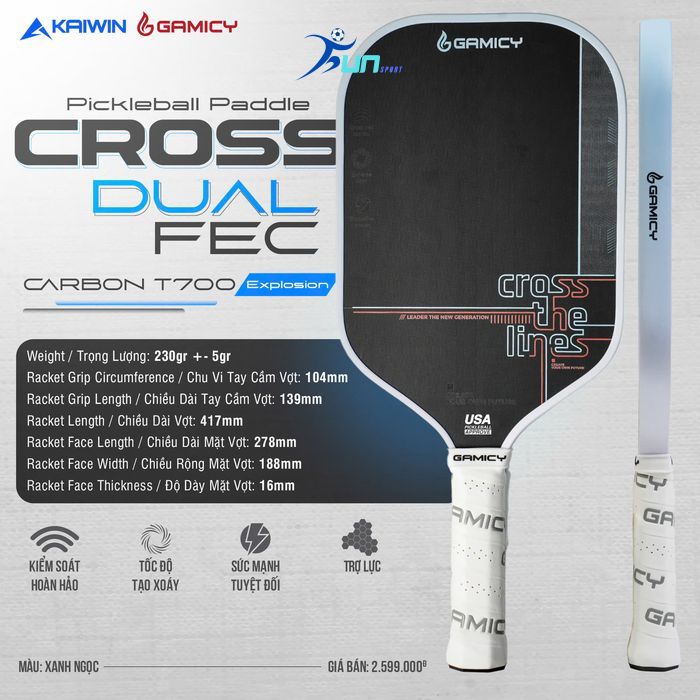  Vợt Pickleball GAMICY CROSS 