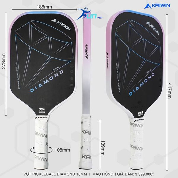  Vợt Pickleball KAIWIN DIAMOND 