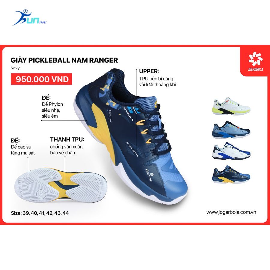  Giày Pickball JOGARBOLA RANGER 