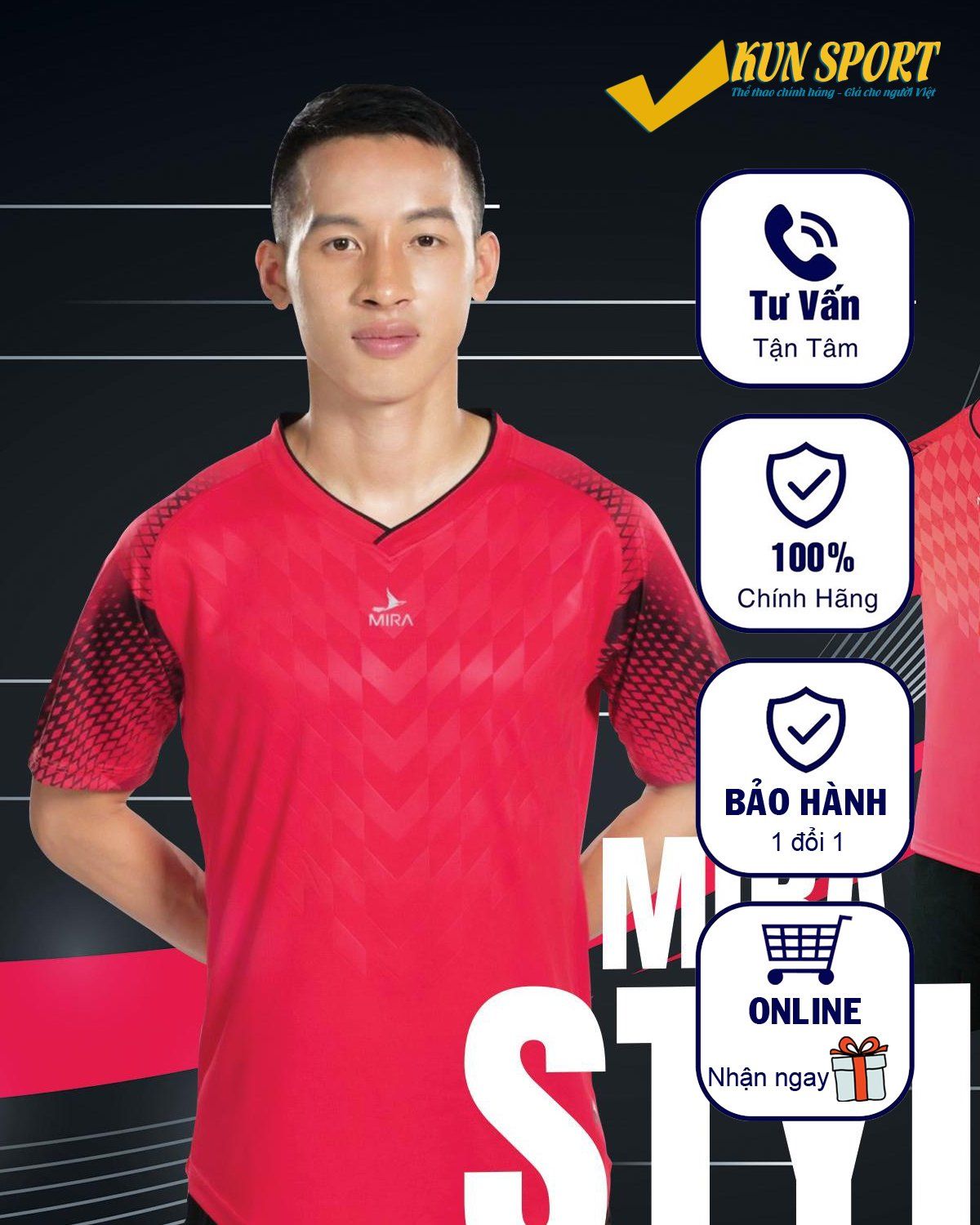  Bộ quần áo bóng đá MIRA STYLE 