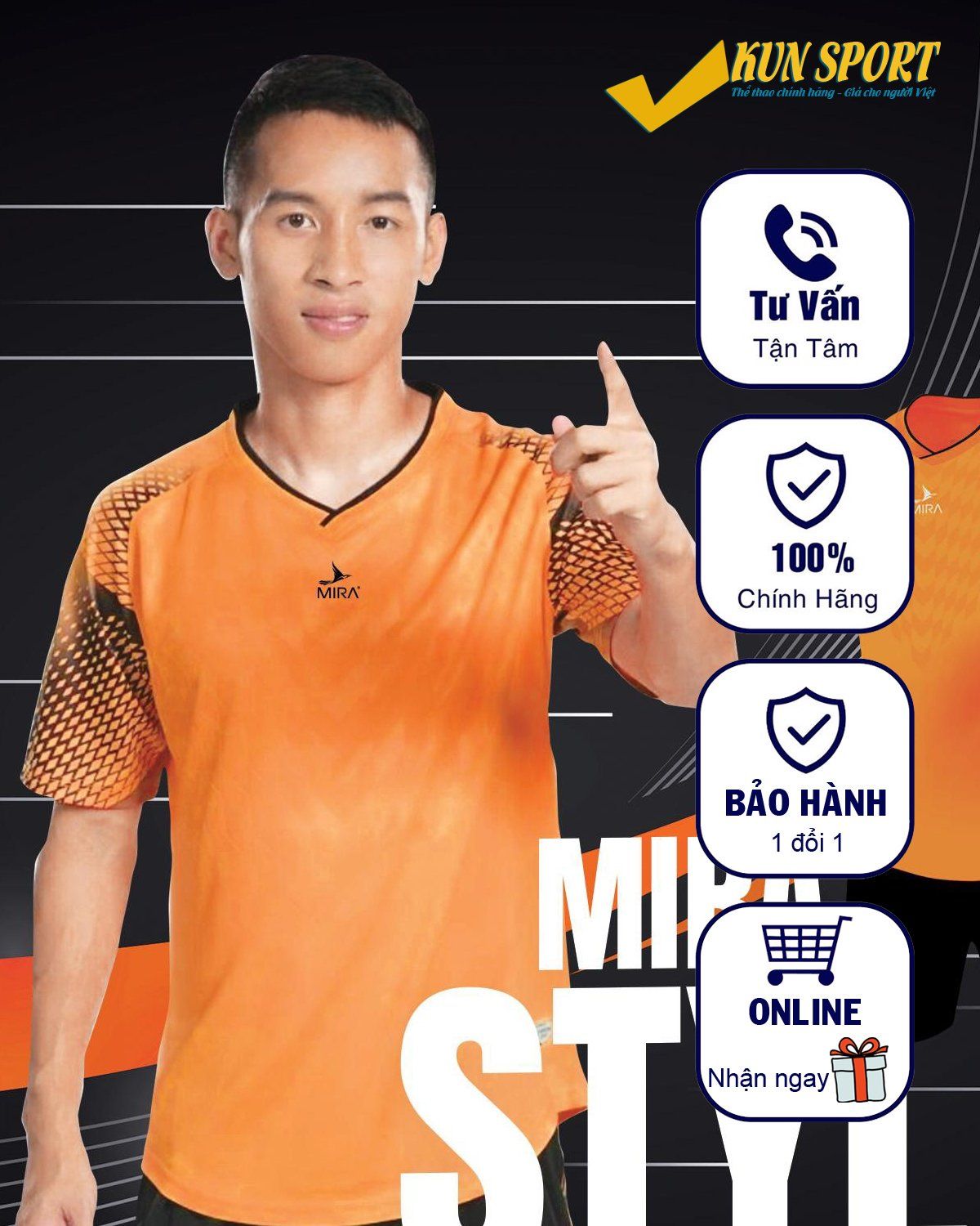  Bộ quần áo bóng đá MIRA STYLE 