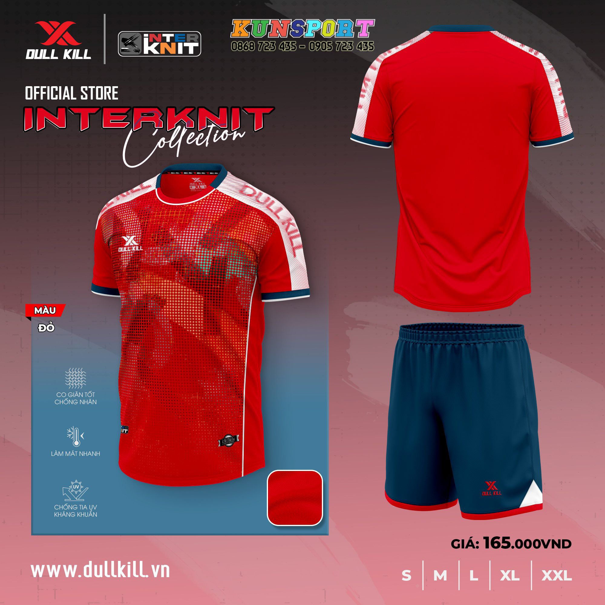  Bộ quần áo bóng đá DULLKILL INTERKNIT 