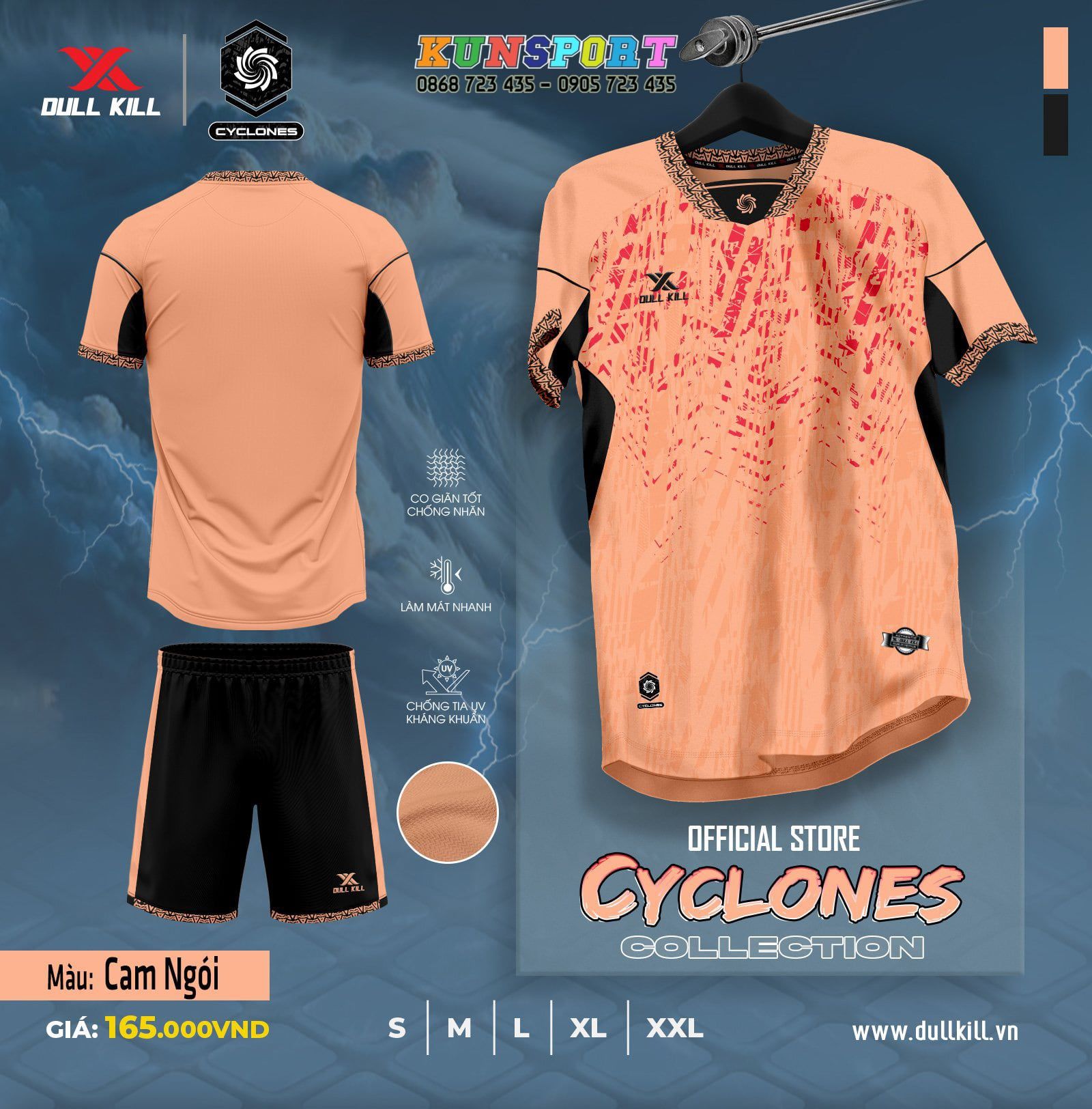  Bộ quần áo bóng đá DULLKILL CYCLONES 