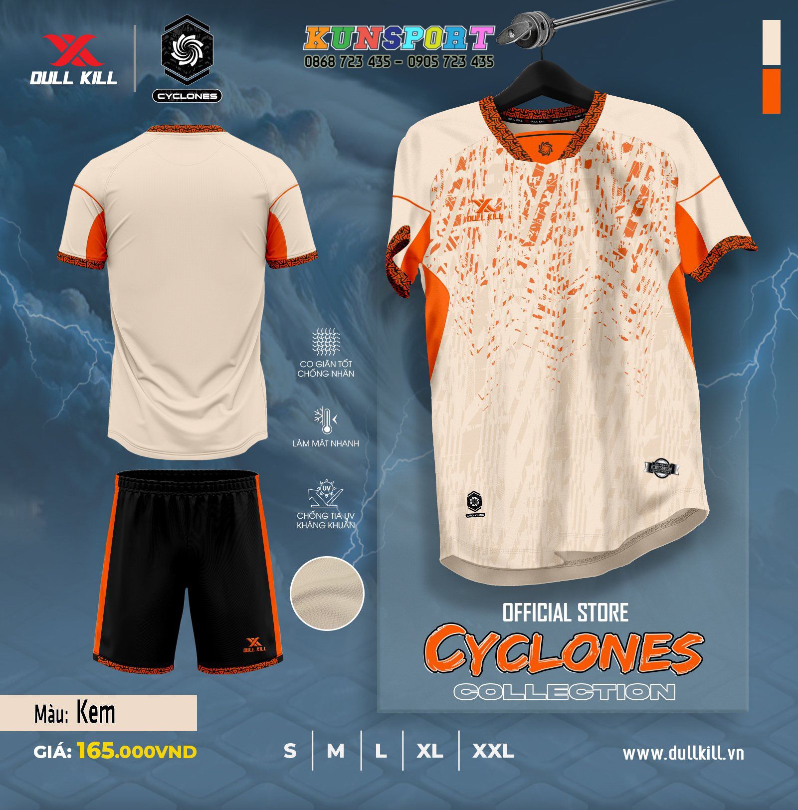  Bộ quần áo bóng đá DULLKILL CYCLONES 