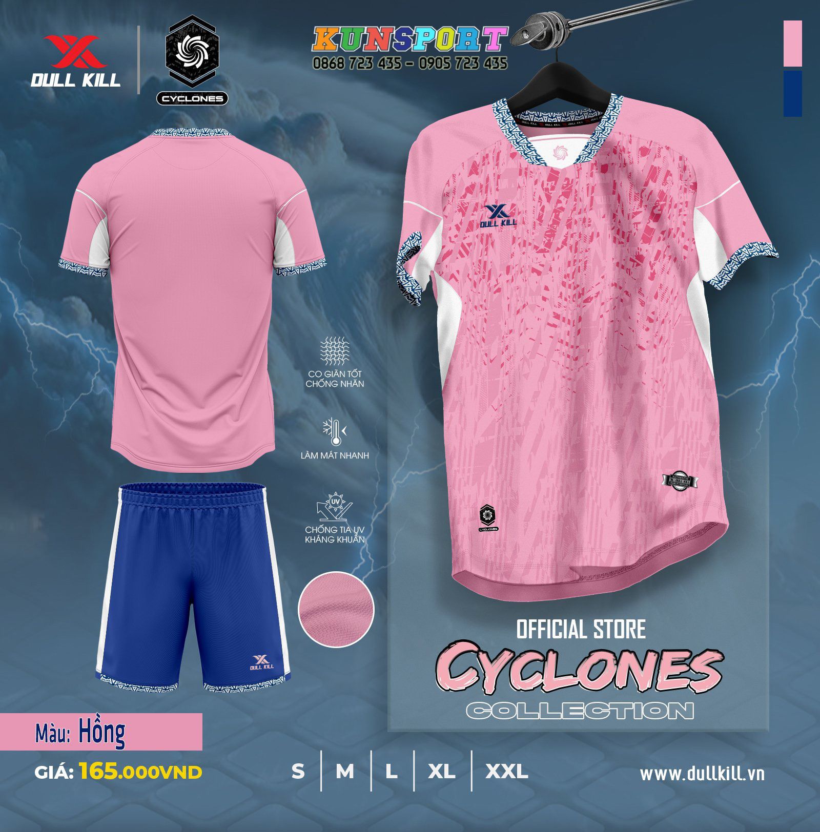  Bộ quần áo bóng đá DULLKILL CYCLONES 