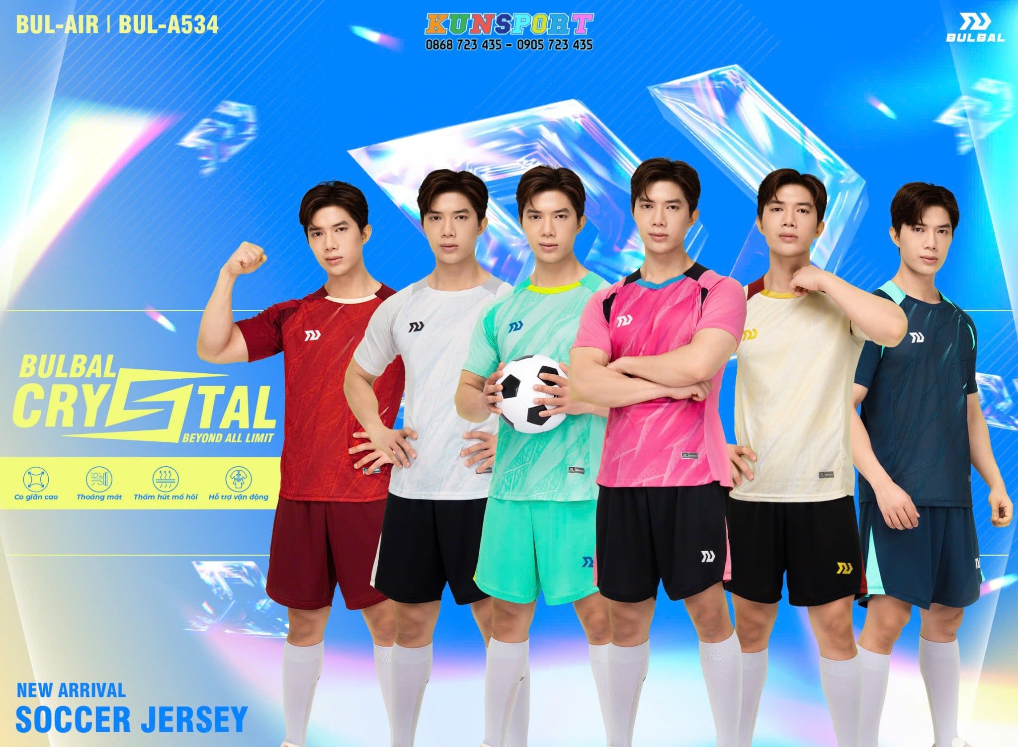  Bộ quần áo bóng đá BULBAL CRYSTAL 