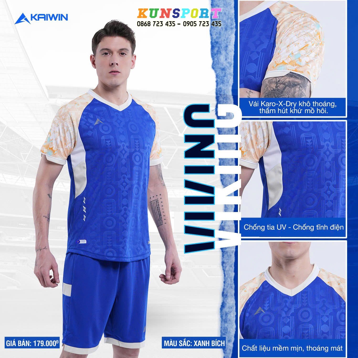  Bộ quần áo bóng đá KAIWIN VIKING 