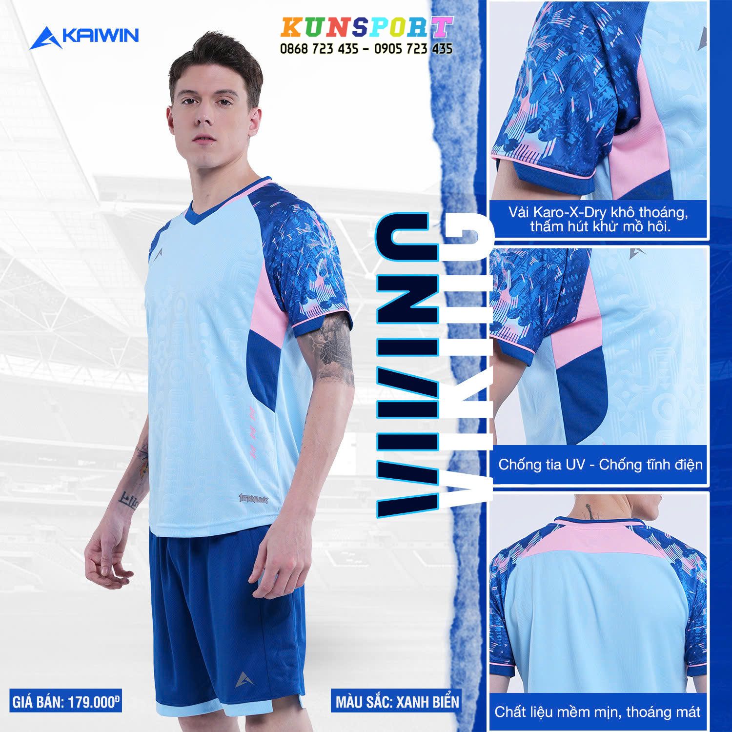  Bộ quần áo bóng đá KAIWIN VIKING 