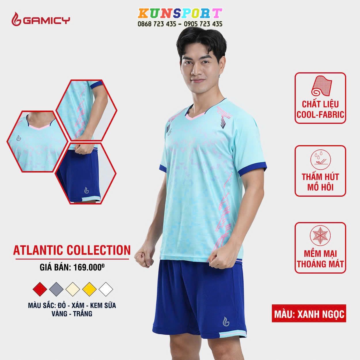  Bộ quần áo bóng đá KAIWIN ATLANTIC 