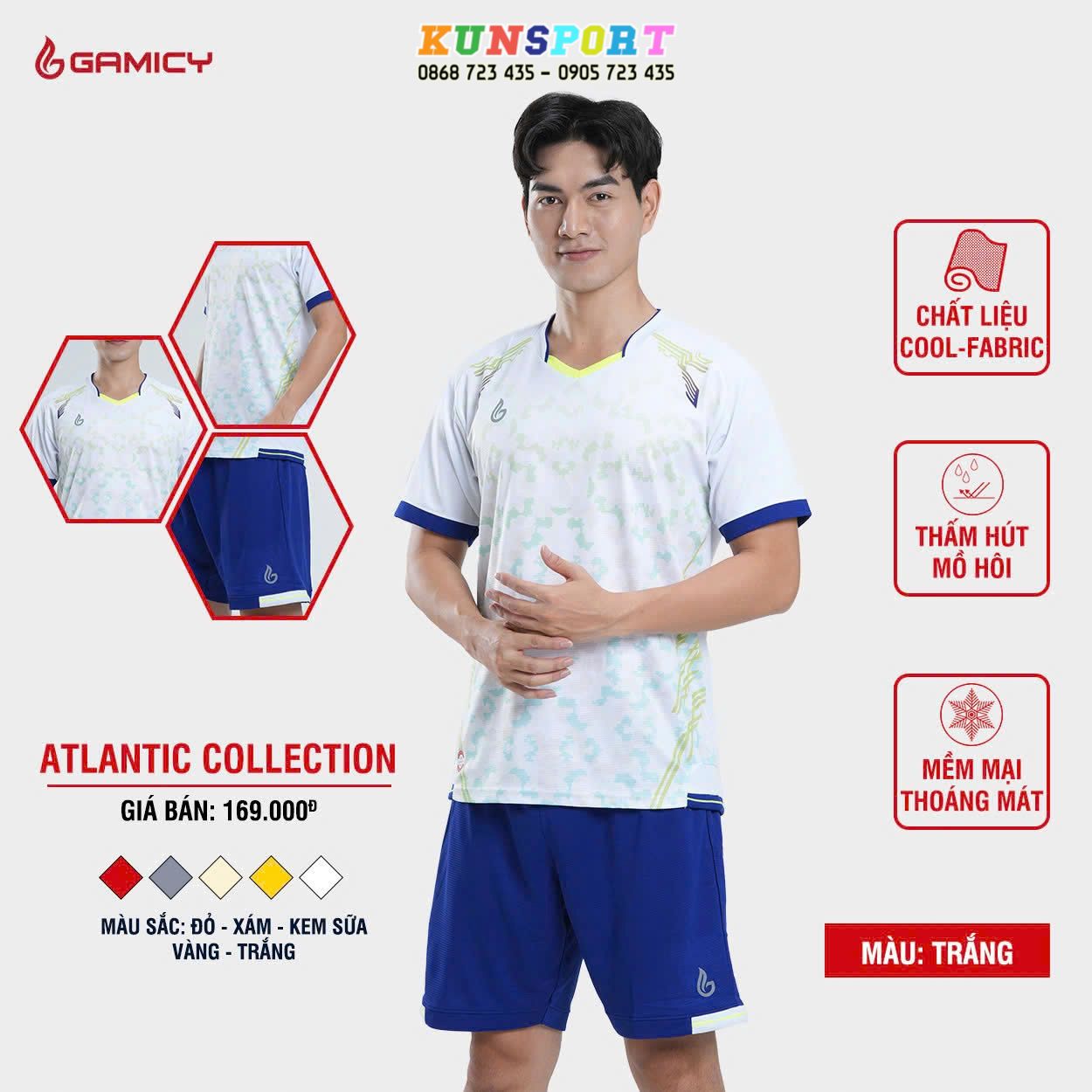  Bộ quần áo bóng đá KAIWIN ATLANTIC 