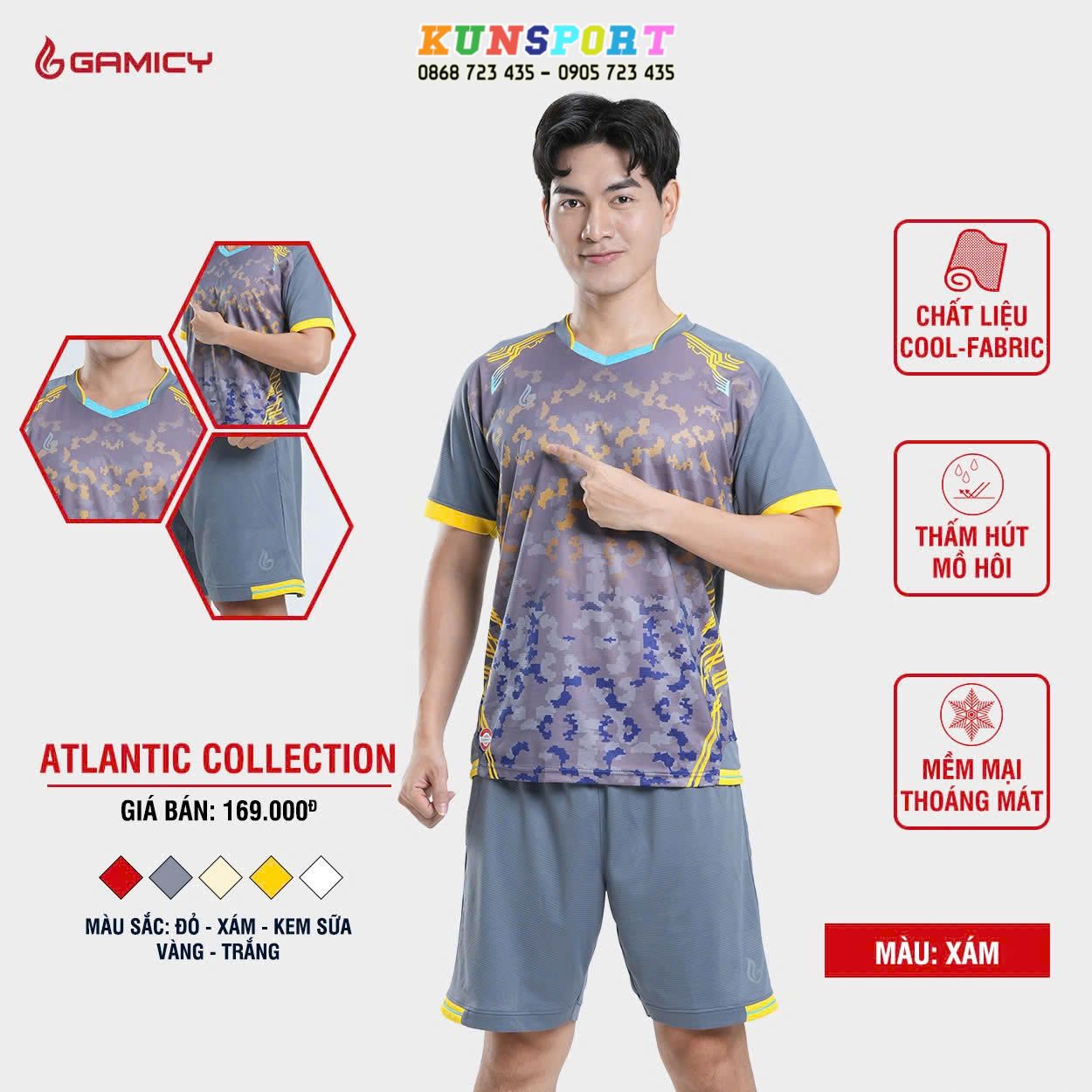  Bộ quần áo bóng đá KAIWIN ATLANTIC 