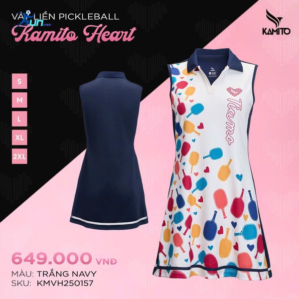  Váy liền Pickleball KAMITO HEART 