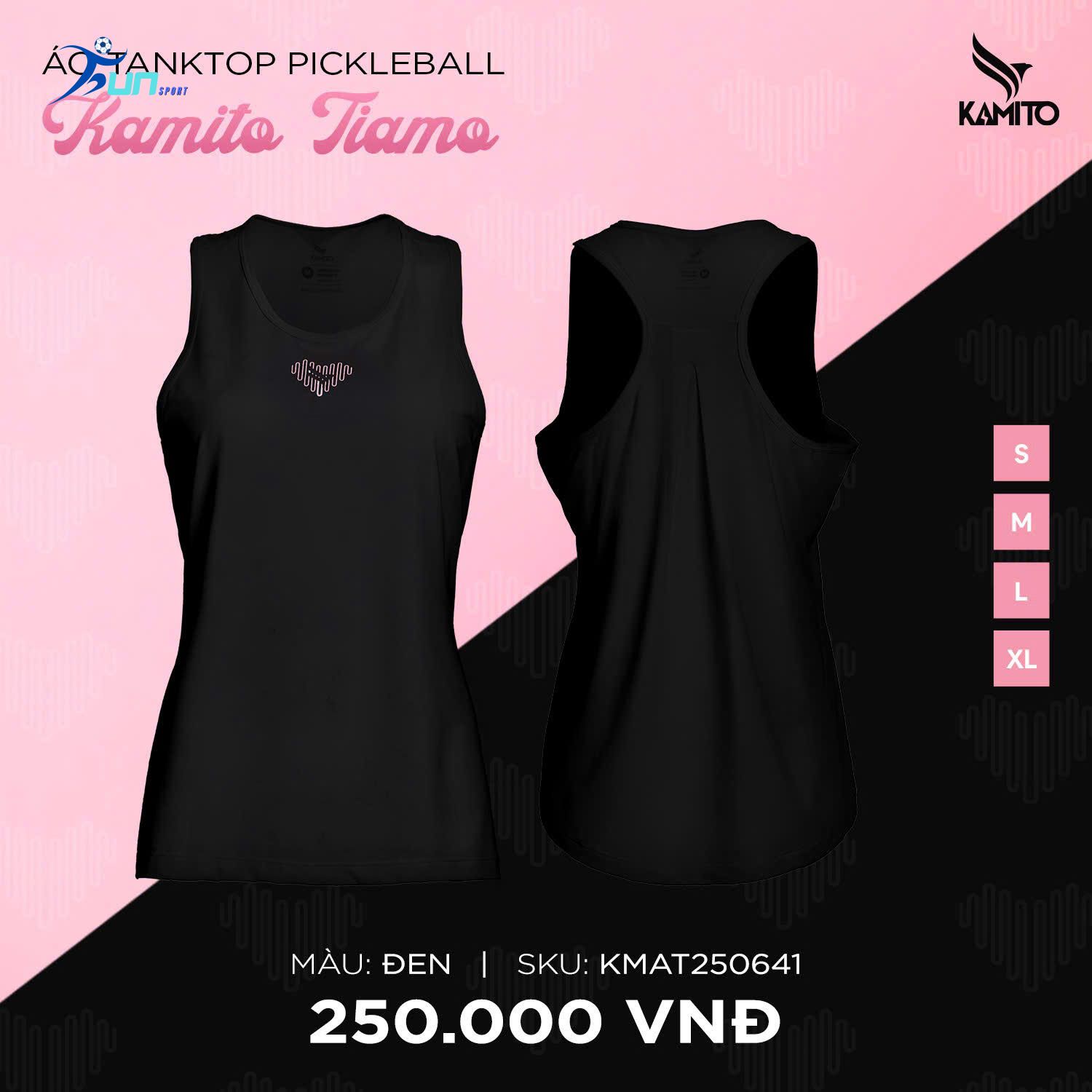  Áo Tanktop Pickleball KAMITO TIAMO 