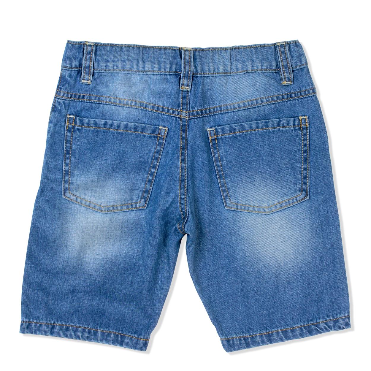 Quần Jeans bé trai ngắn B017003 (2T, Xanh jean)
