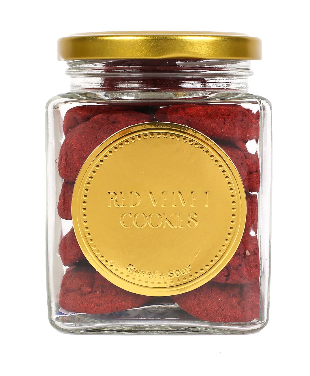 Red velvet cookie jar Sweet + Sour