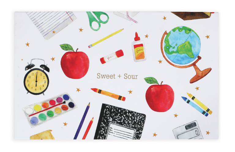  Back to school cookie box 