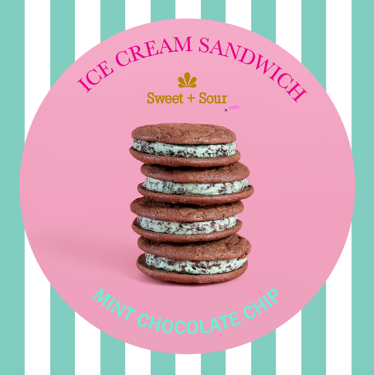  Ice cream sandwich_ Mint Chocolate 