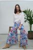 Quần Xòe Lụa Họa Tiết Cotton Luna Llena