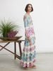 Đầm Maxi Tay Dài Phối Ren Cotton Luna Llena