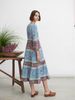 Đầm Maxi Tay Dài Phối Ren Cotton Luna Llena