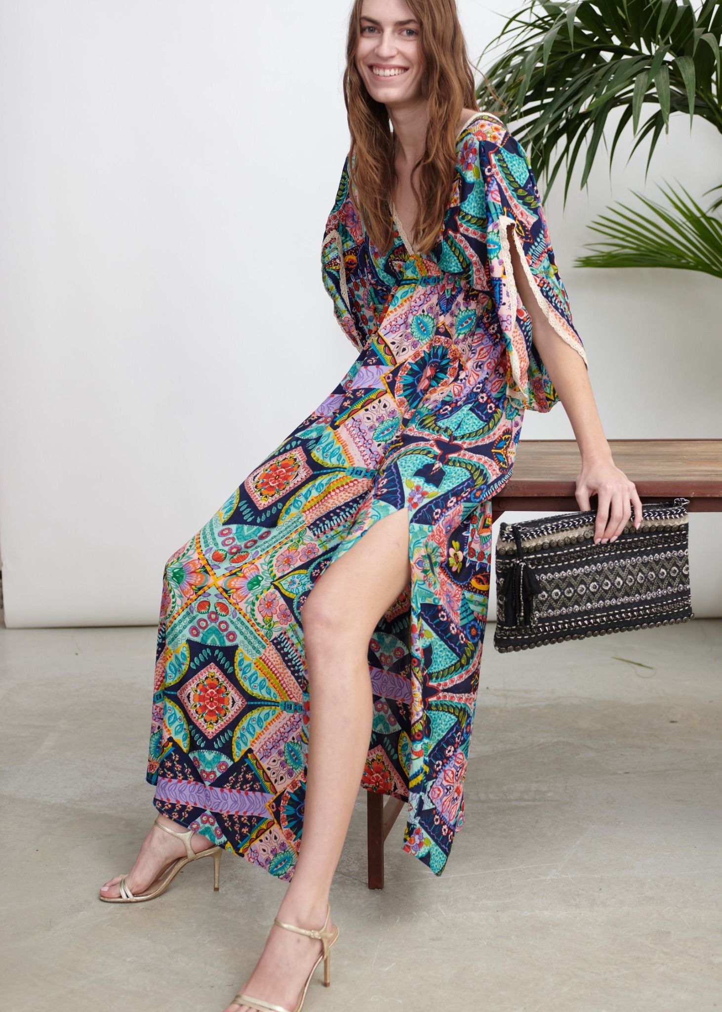 Đầm Maxi Cánh Dơi Luna Llena