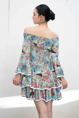 Đầm Trễ Vai Luna Llena 