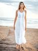 Maxi 2 Dây Trắng Cotton Isla Bonita