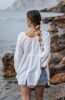 Áo Trắng Phối Ren Cotton Isla Bonita