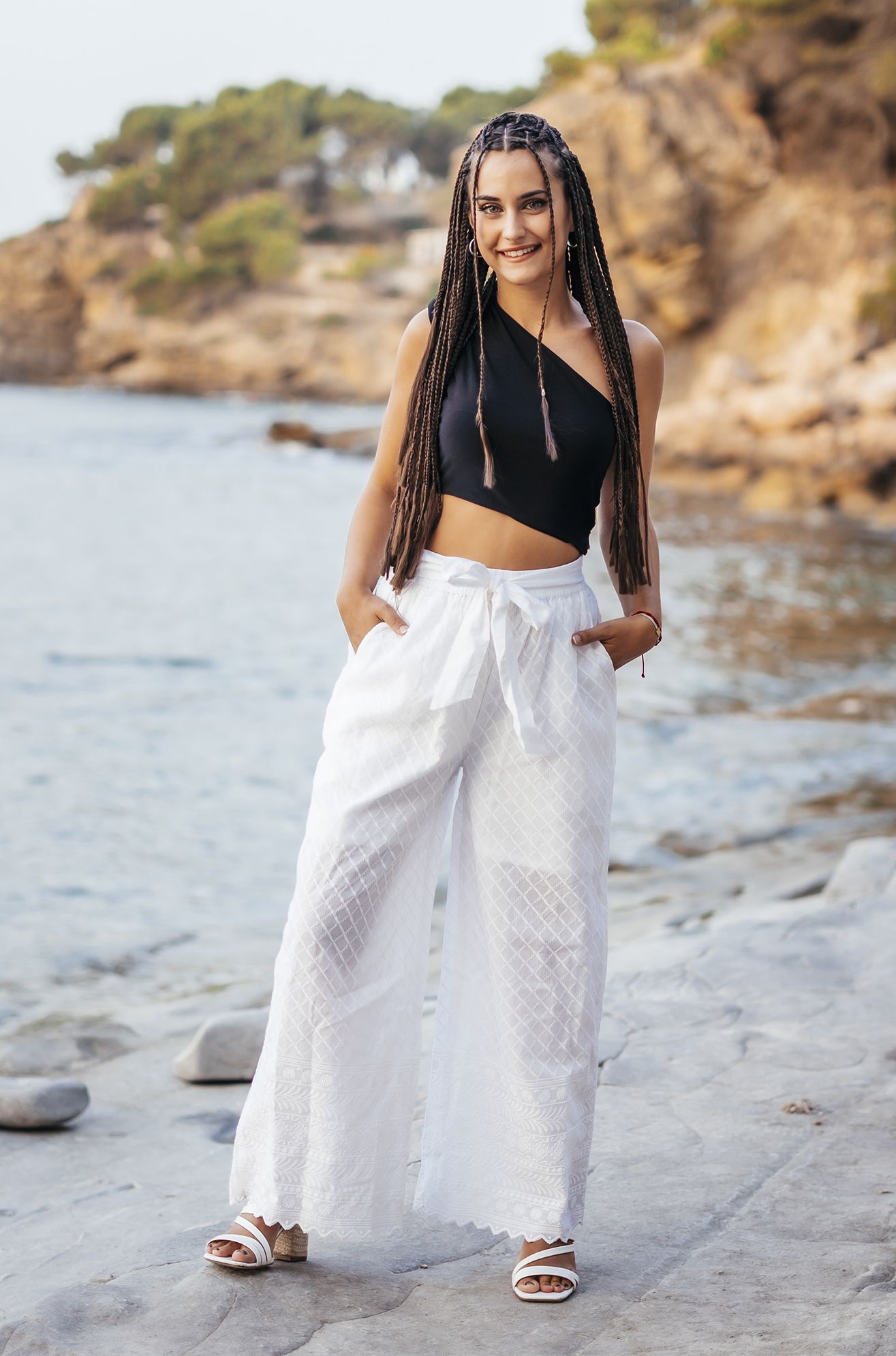 Quần Trắng Cotton Isla Bonita