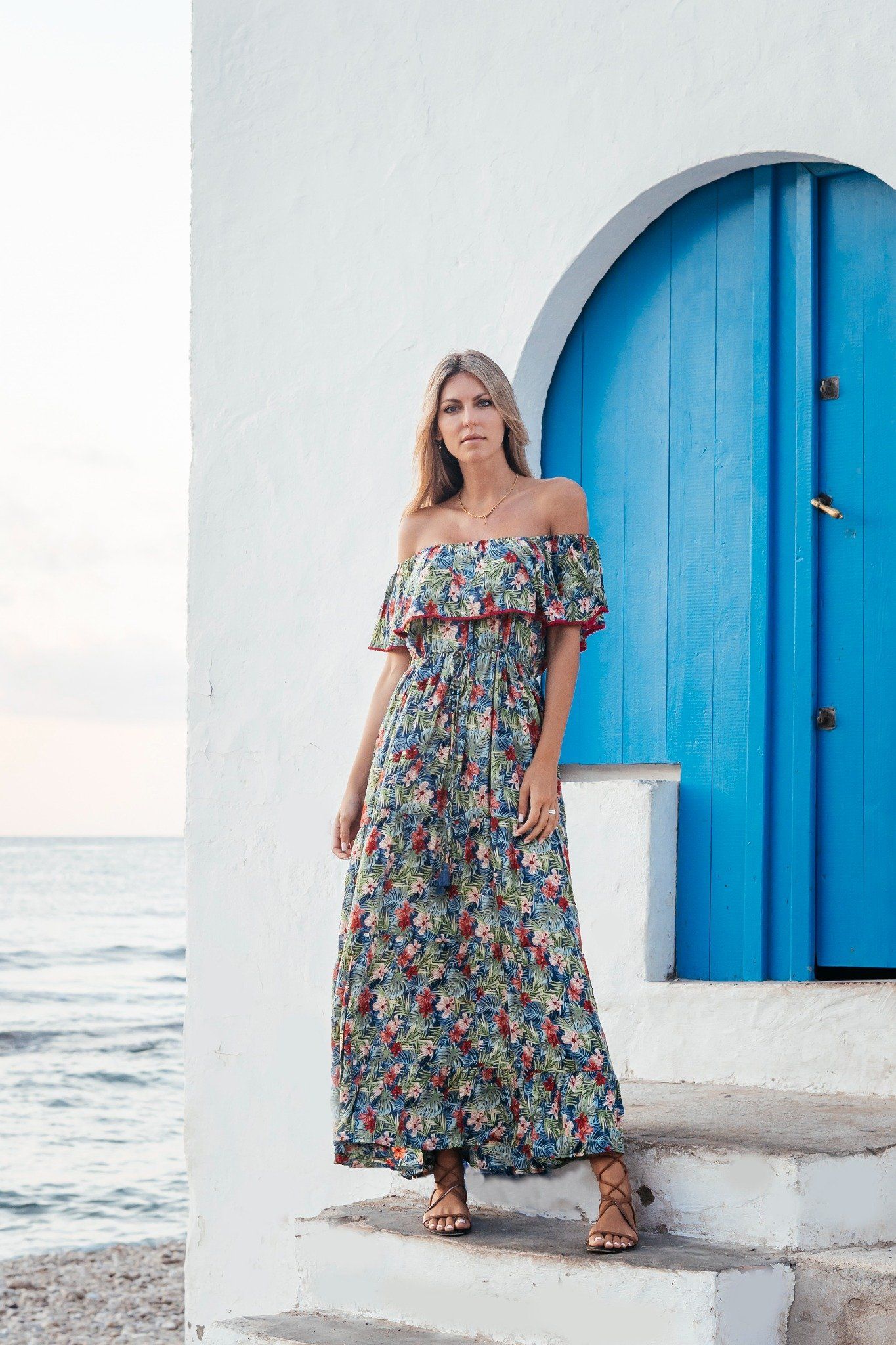 Maxi Trễ Vai Isla Bonita