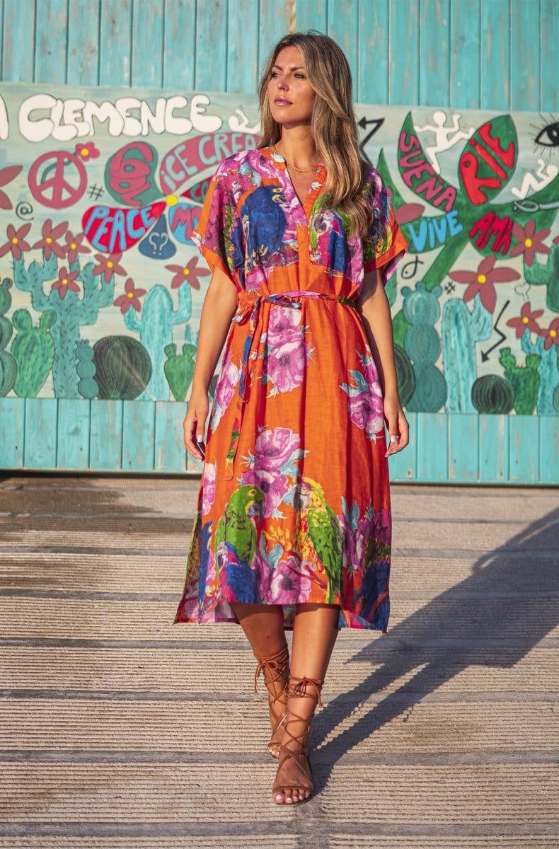 Đầm Midi Cotton Isla Bonita
