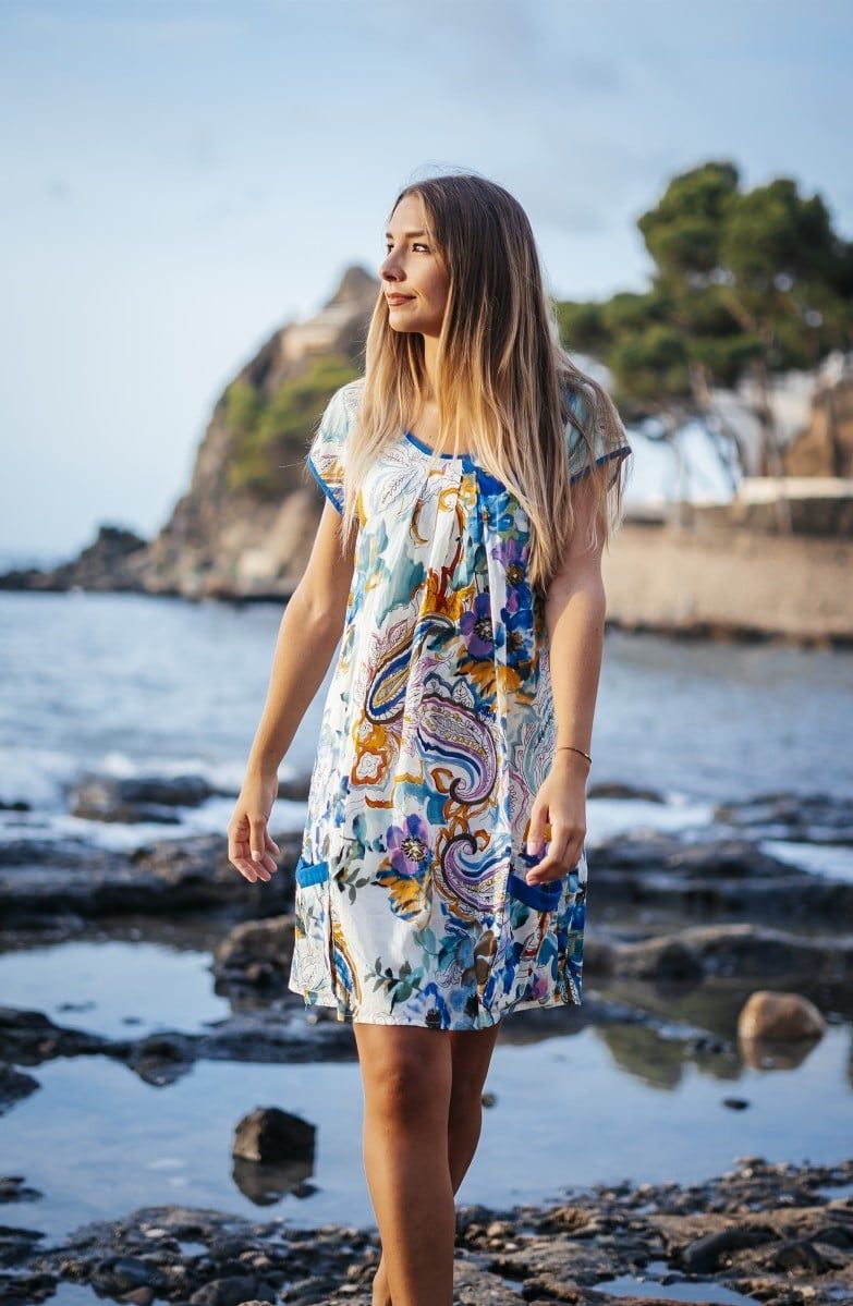 Đầm Hoa Cotton Isla Bonita