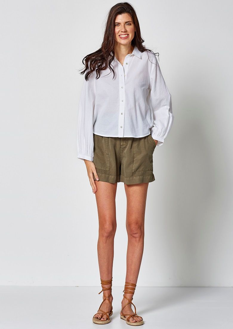 Áo Sơ Mi Trắng Cotton MD'M