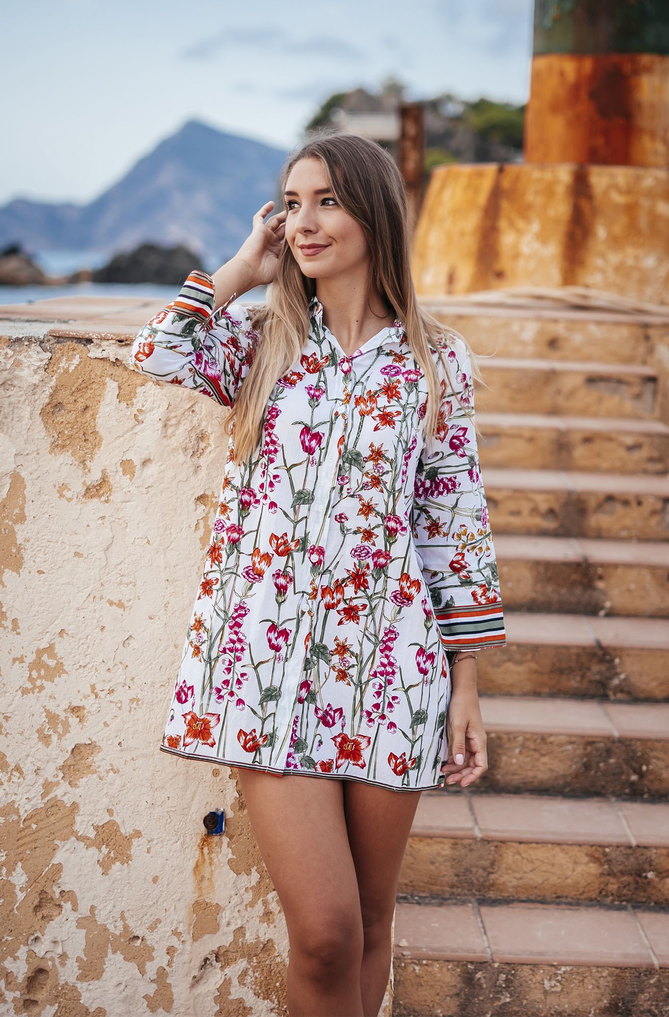 Áo Đầm Sơ Mi Cotton Isla Bonita