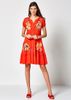 Đầm Thêu Nổi Cotton Đỏ MD'M