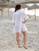 Đầm Sơ Mi Cotton Trắng Ánh Kim Isla Bonita