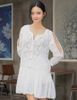 Đầm Trắng Boho Cotton Isla Bonita